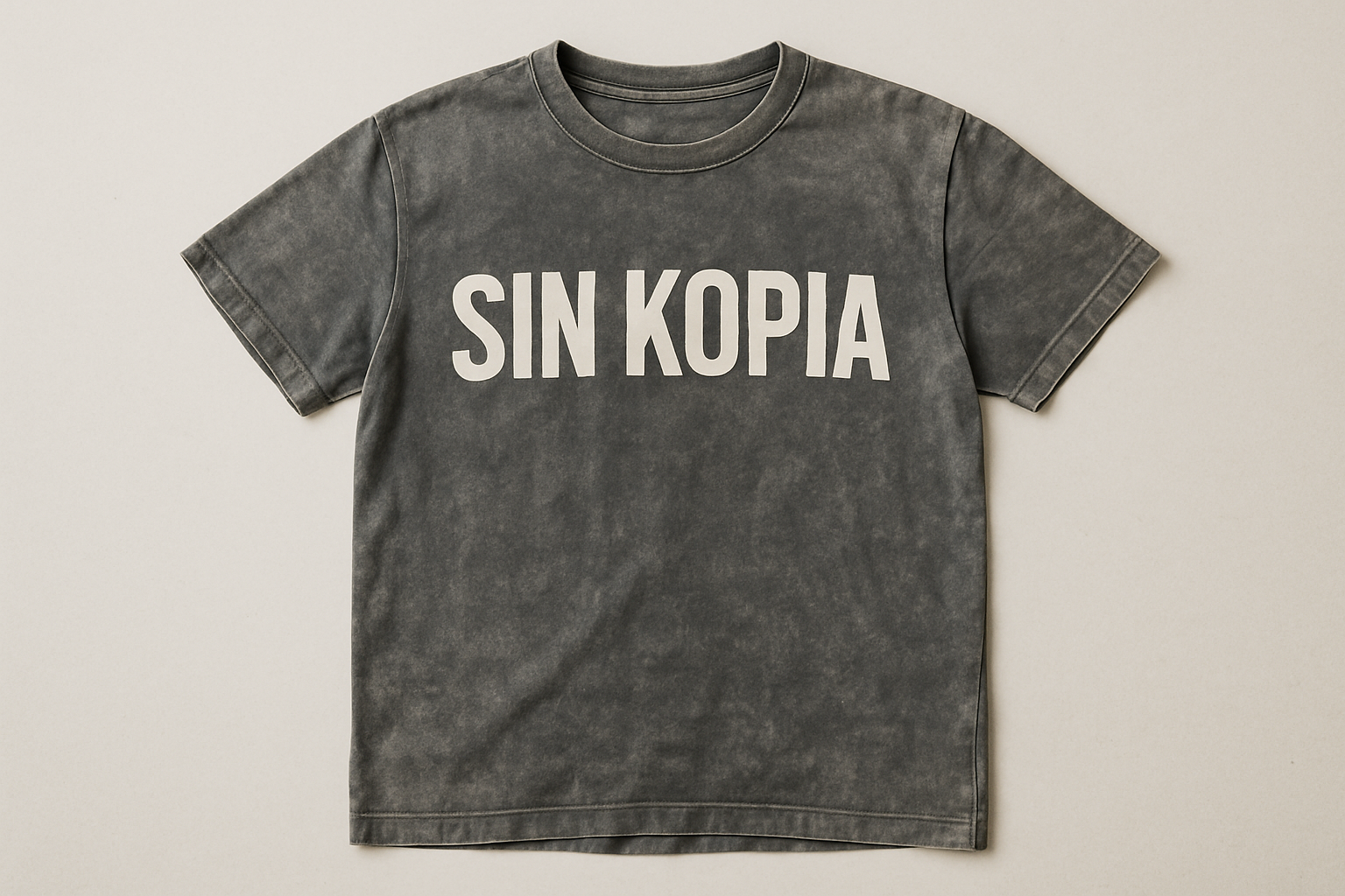 CON UN LOGO QUE DIGA "SIN KOPIA"